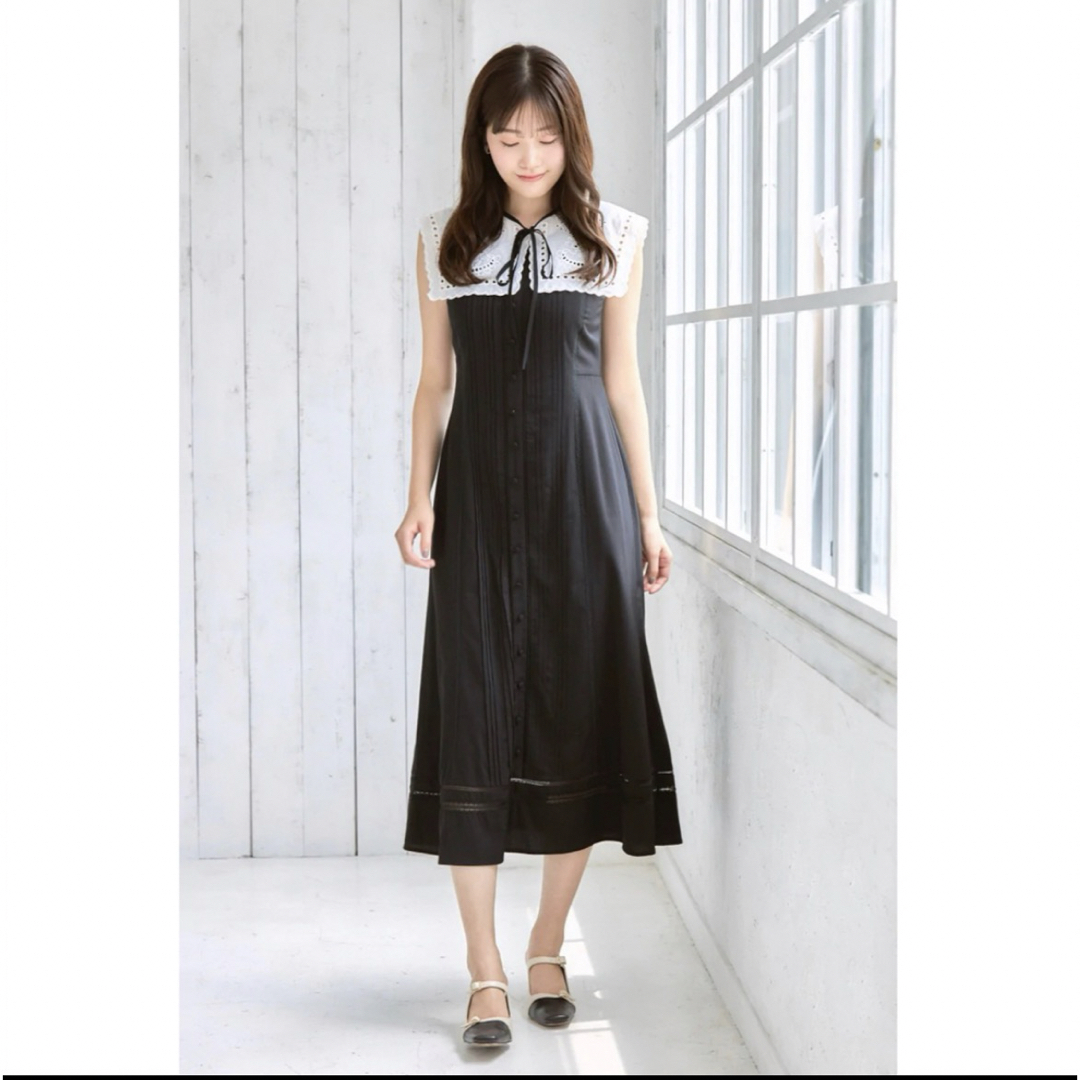 Her lip to(ハーリップトゥ)のHerlipto Removable Collar Long Dress レディースのワンピース(ロングワンピース/マキシワンピース)の商品写真