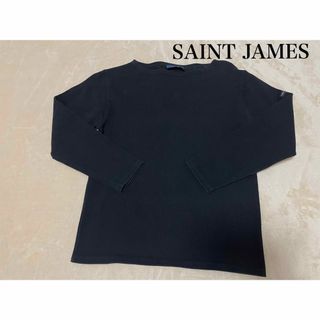 セントジェームス(SAINT JAMES)のセントジェームス　ウェッソン　ロンT ブラック(Tシャツ(長袖/七分))