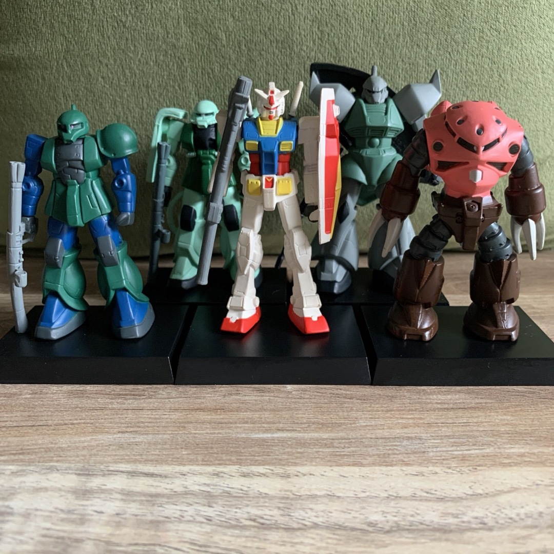 BANPRESTO(バンプレスト)のガンダム　ミニフィギュアコレクション　バンプレスト　1999年　5体セット エンタメ/ホビーのフィギュア(アニメ/ゲーム)の商品写真