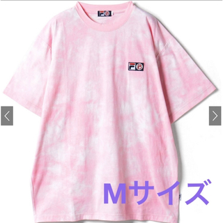 ビーファースト(BE:FIRST)のBE:FIRST FILA Tシャツ　タイダイピンク　M(Tシャツ/カットソー(半袖/袖なし))