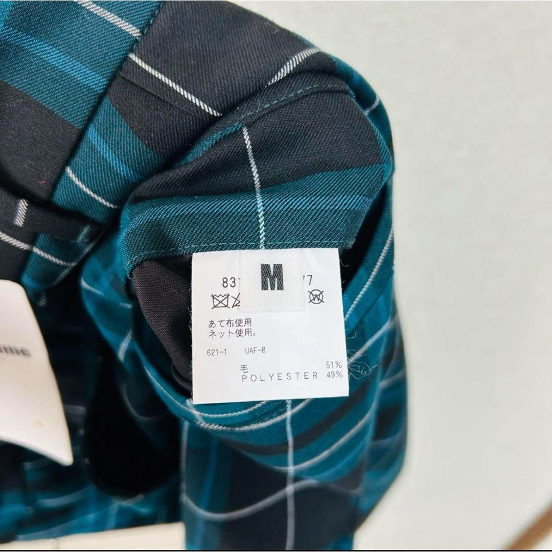 MONKEY TIME（UNITED ARROWS）(モンキータイム)の未使用 モンキータイム ウールブレンド テーパードパンツ M ダークグリーン メンズのパンツ(その他)の商品写真