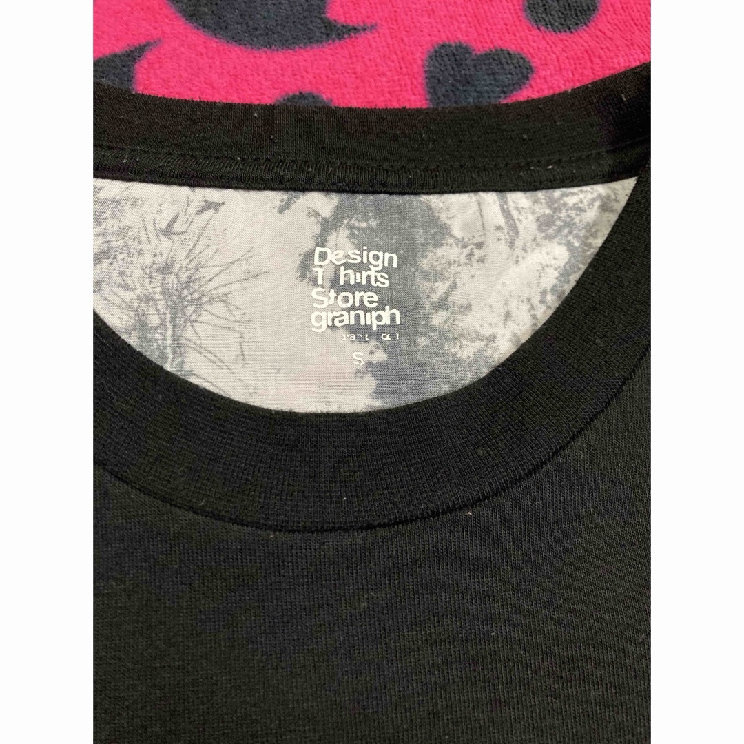 Design Tshirts Store graniph(グラニフ)のグラニフ　黒×木鳥Tシャツ メンズのトップス(Tシャツ/カットソー(半袖/袖なし))の商品写真