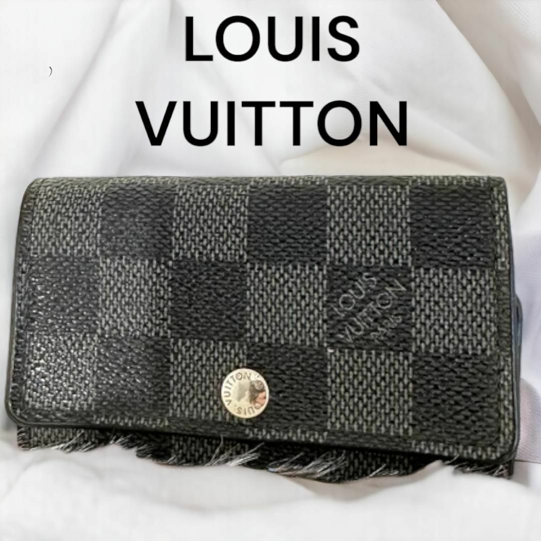 LOUIS VUITTON(ルイヴィトン)のLOUIS VUITTON ルイヴィトン N62662 ダミエグラフィット メンズのファッション小物(キーケース)の商品写真