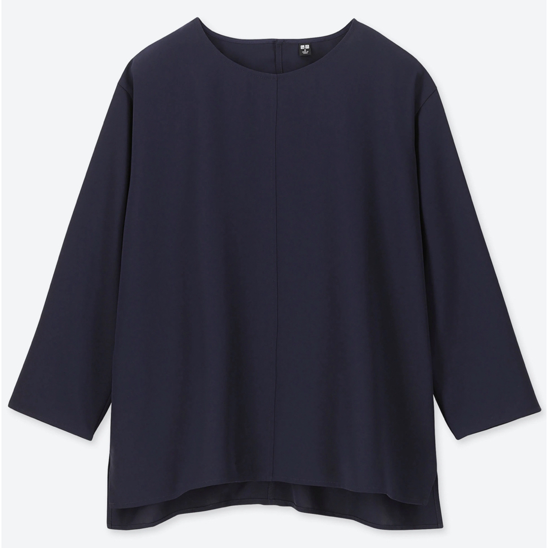 UNIQLO(ユニクロ)のL＊UNIQLO＊ドレープブラウス レディースのトップス(シャツ/ブラウス(長袖/七分))の商品写真