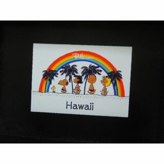 A4 額付き ポスター Hawaii スヌーピー Rainbow サーフ アート(フォトフレーム)