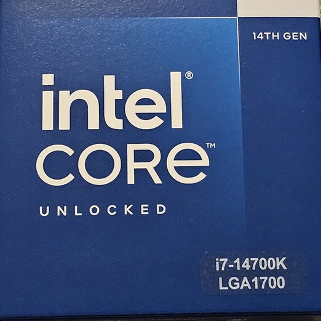 インテルCore i7 14700K BOX　LGA1700 スマホ/家電/カメラのPC/タブレット(PCパーツ)の商品写真