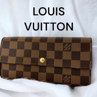 ルイヴィトン(LOUIS VUITTON)のLOUIS VUITTON ルイヴィトン ダミエ　ポルトフォイユ　長財布　人気(財布)