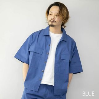 ナイラス(Nylaus)の新品　Nylaus セットアップ タイプライターCPOシャツ&ハーフパンツM(セットアップ)