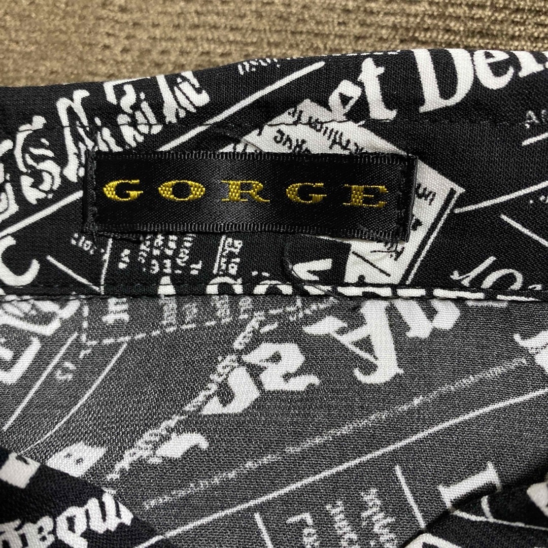 GORGE(ゴージ)のGORGE ゴージ　ブラウス　ブラック　F レディースのトップス(シャツ/ブラウス(半袖/袖なし))の商品写真