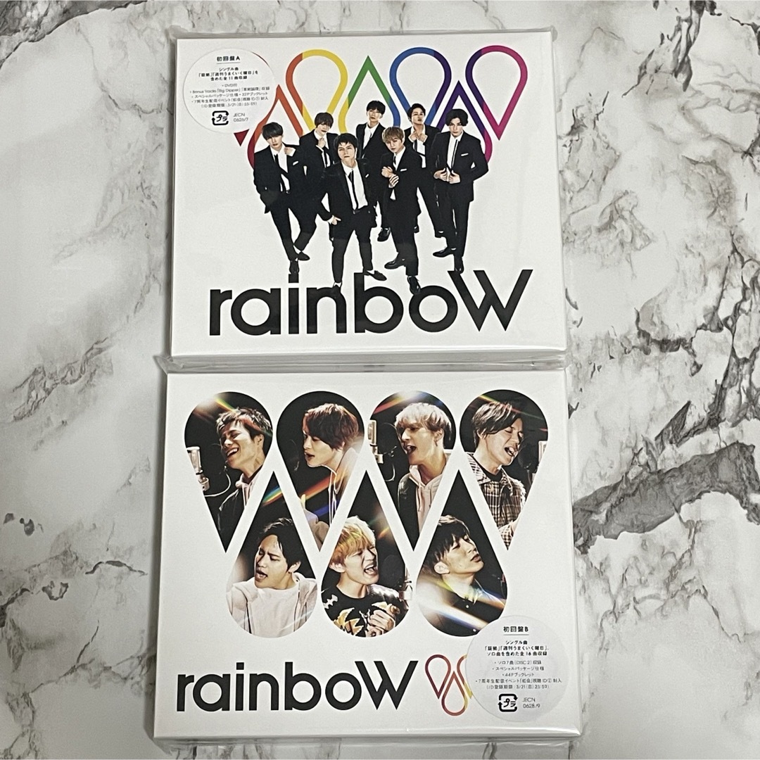 ジャニーズWEST rainboW 初回盤 2形態 エンタメ/ホビーのCD(ポップス/ロック(邦楽))の商品写真