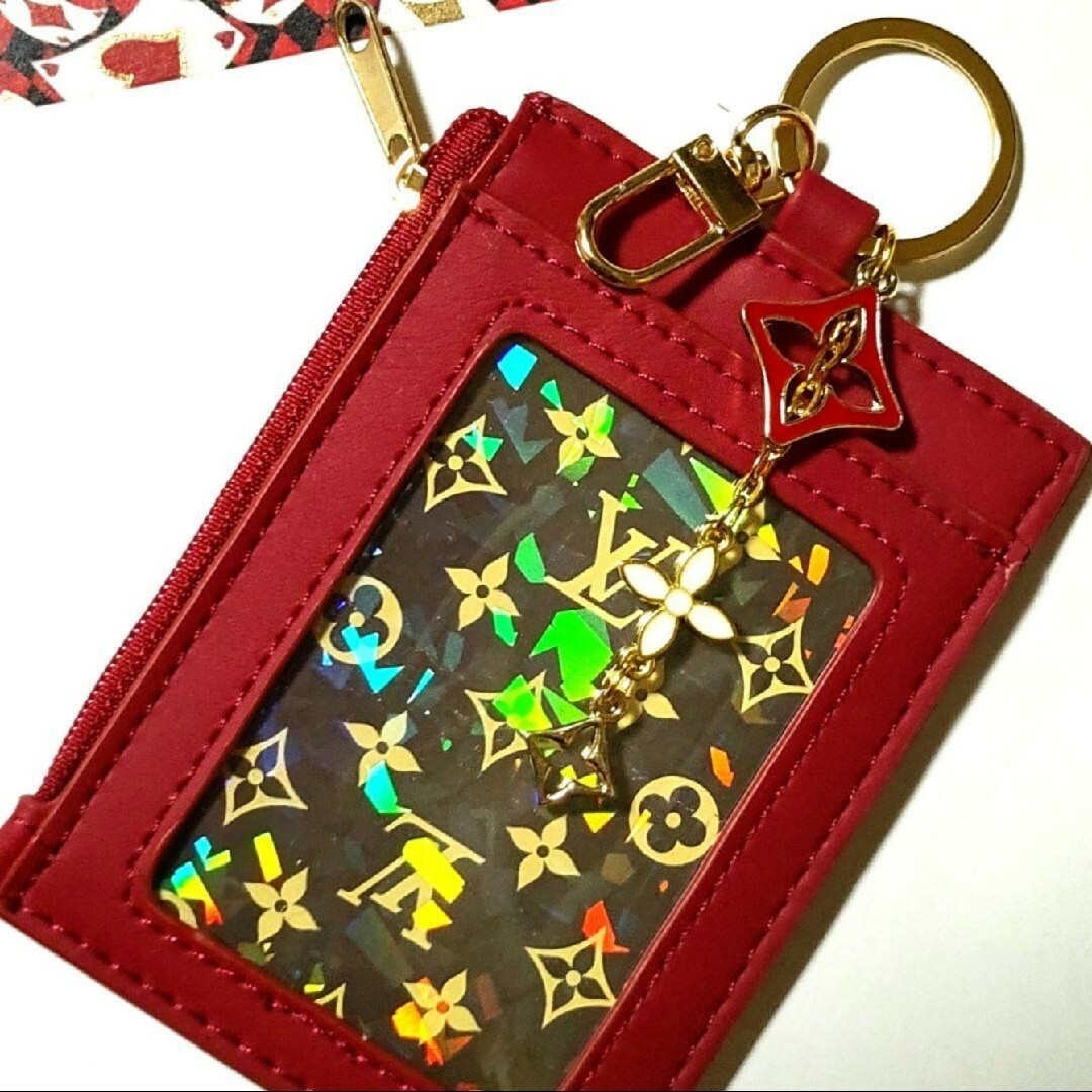 LOUIS VUITTON(ルイヴィトン)のミニ財布パスケース⭐LOUIS VUITTONモノグラムトランプ１枚　財布R22 レディースのファッション小物(パスケース/IDカードホルダー)の商品写真