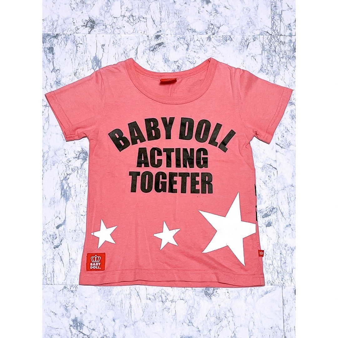 BABYDOLL(ベビードール)の半袖 Tシャツ キッズ/ベビー/マタニティのキッズ服女の子用(90cm~)(Tシャツ/カットソー)の商品写真