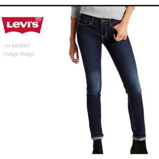 リーバイス(Levi's)のレディースLevi's 711 SKINNY ジーンズ25インディゴブルー(デニム/ジーンズ)