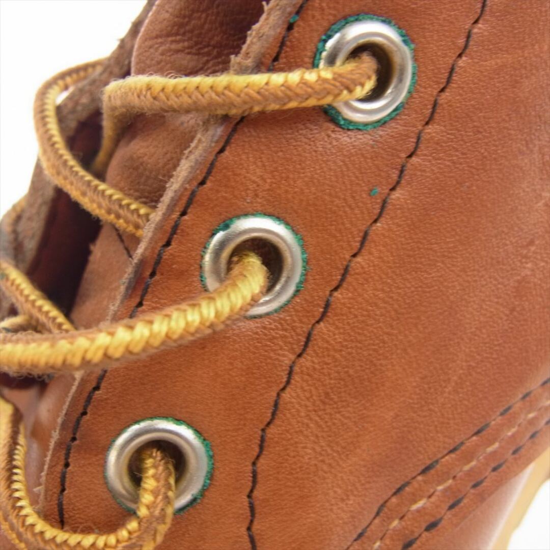 REDWING(レッドウィング)のRED WING レッドウィング ブーツ 875-1 USA製 アイリッシュセッター 80s~90s 白四角犬タグ MADE IN U.S.A. カンヌキ有 犬タグ モックトゥ ブーツ ブラウン系 10B【中古】 メンズの靴/シューズ(ブーツ)の商品写真