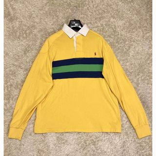 ポロラルフローレン(POLO RALPH LAUREN)の【お値下げ歓迎、即日発送】ポロはラルフローレン　ポロシャツ　ラガーシャツ　希少(ポロシャツ)