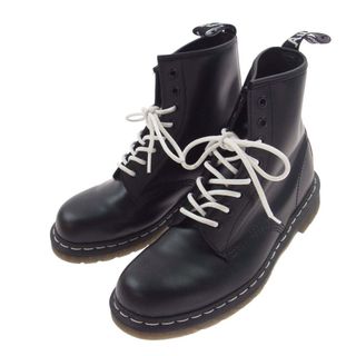 ドクターマーチン(Dr.Martens)のDr.Martens ドクターマーチン ブーツ 24758001 8 EYE BOOT 8ホール レザー ホワイトステッチ ブーツ ブラック系 UK8【中古】(ブーツ)