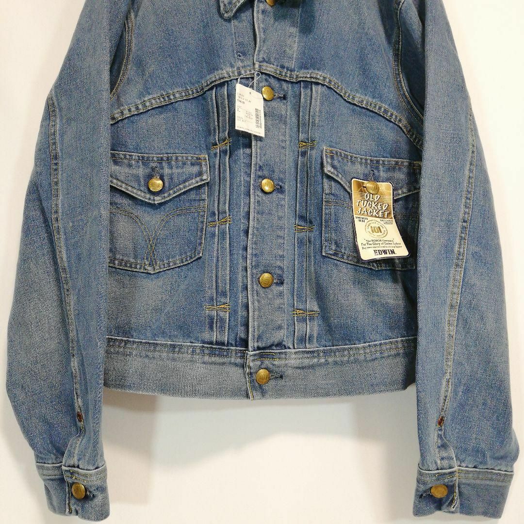 EDWIN(エドウィン)のタグ付き未使用 EDWIN 101 OLD TUCKED JACKET デニム メンズのジャケット/アウター(Gジャン/デニムジャケット)の商品写真