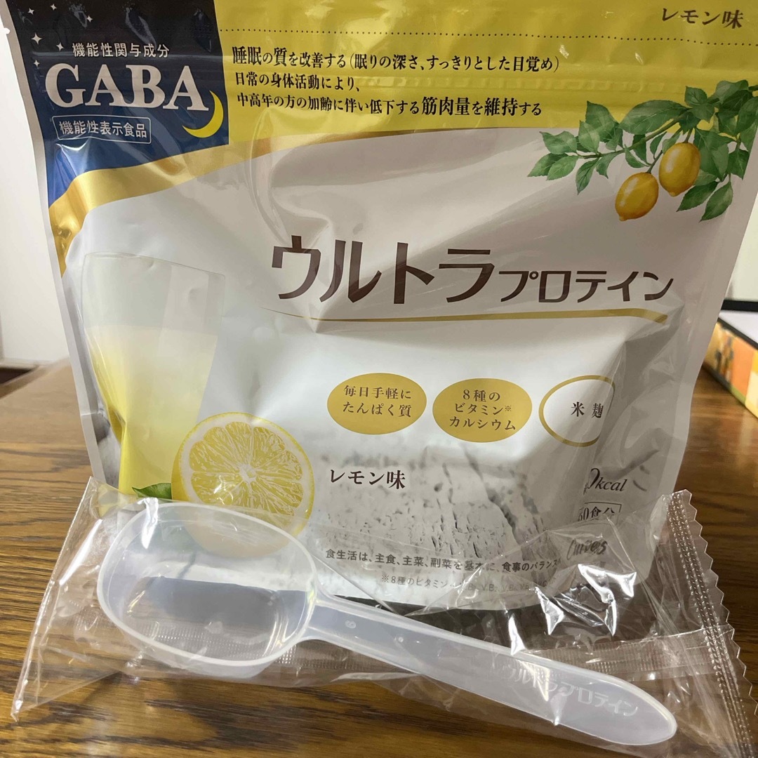 カーブス　GABA ウルトラプロテイン レモン味 食品/飲料/酒の健康食品(プロテイン)の商品写真