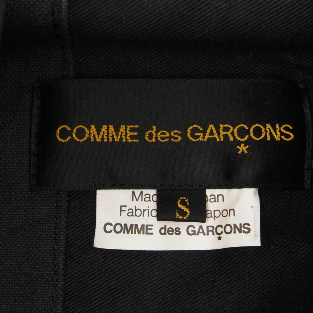 COMME des GARCONS(コムデギャルソン)のCOMME des GARCONS コムデギャルソン トレンチコート 本ライン 09AW ワンダーランド期 GD-C003 ドッキング トレンチコート ネイビー系 S【中古】 レディースのジャケット/アウター(その他)の商品写真