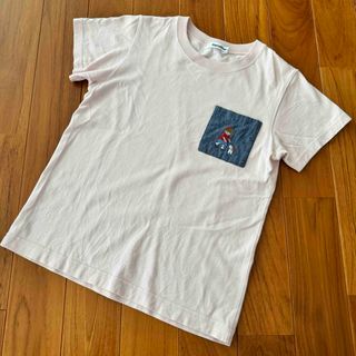 familiar - ファミリア カスタマイズ Tシャツ ピンク 140