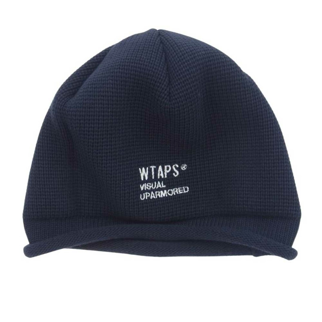 W)taps(ダブルタップス)のWTAPS ダブルタップス 帽子 23AW 232MADT-HT02 Beanie 02 / CTPL. Coolmax. Fortless クールマックス ビーニー ニット キャップ ネイビー系【中古】 メンズの帽子(その他)の商品写真