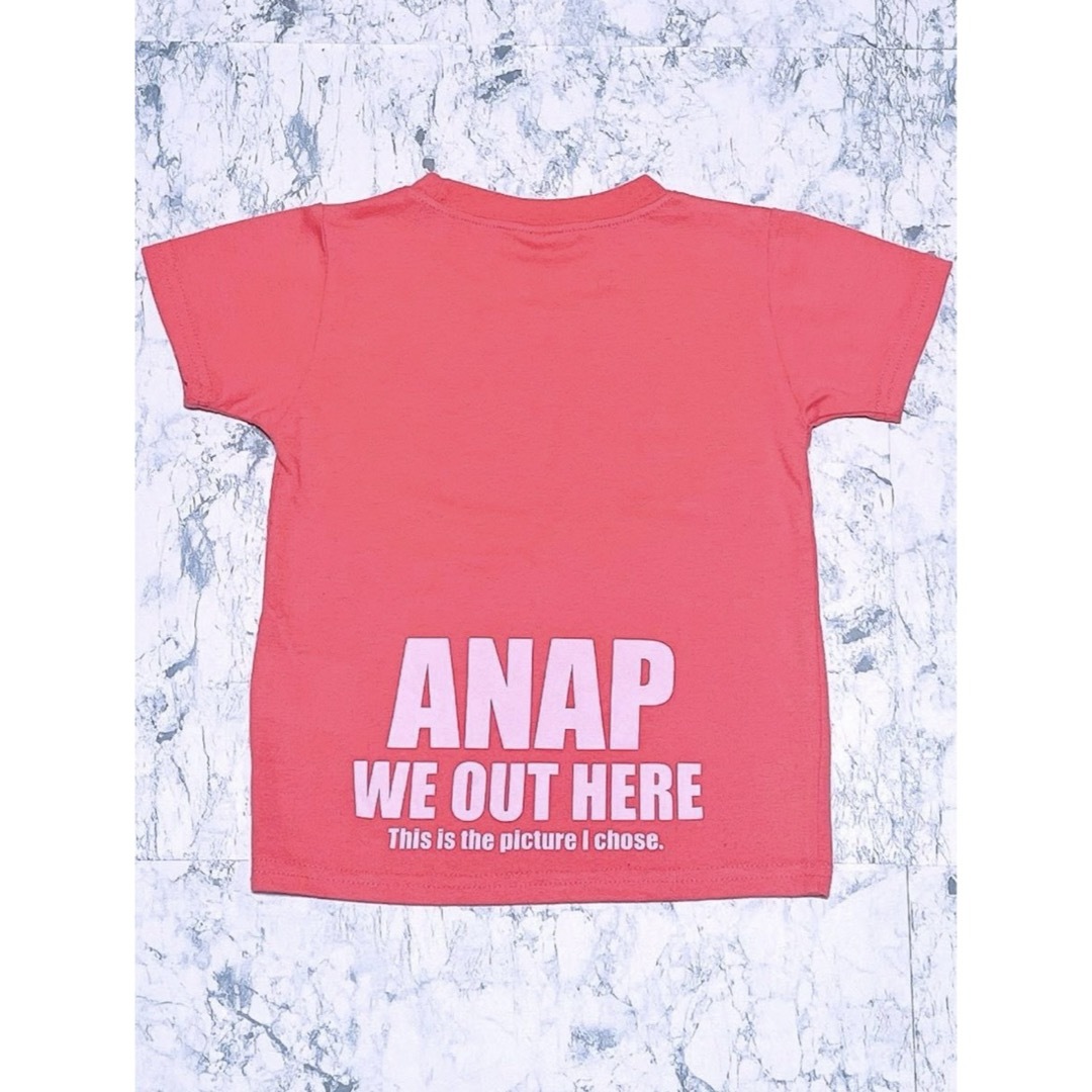 ANAP Kids(アナップキッズ)の半袖 Tシャツ キッズ/ベビー/マタニティのキッズ服女の子用(90cm~)(Tシャツ/カットソー)の商品写真