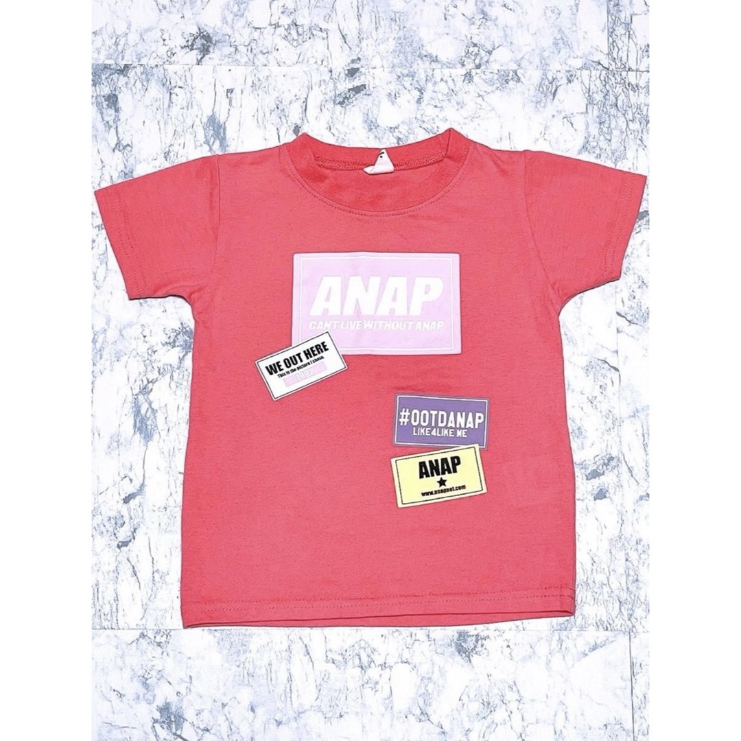 ANAP Kids(アナップキッズ)の半袖 Tシャツ キッズ/ベビー/マタニティのキッズ服女の子用(90cm~)(Tシャツ/カットソー)の商品写真