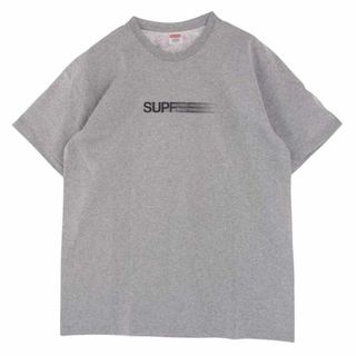 シュプリーム(Supreme)のSupreme シュプリーム Ｔシャツ 23SS Motion Logo Tee モーションロゴ 半袖 プリント Tシャツ グレー グレー系 L【極上美品】【中古】(シャツ)