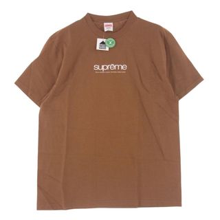 シュプリーム(Supreme)のSupreme シュプリーム Ｔシャツ 21SS Five Boroughs Tee  Classic Logo Tee クラシック ロゴ プリント 半袖 Tシャツ ブラウン系 M【極上美品】【中古】(シャツ)