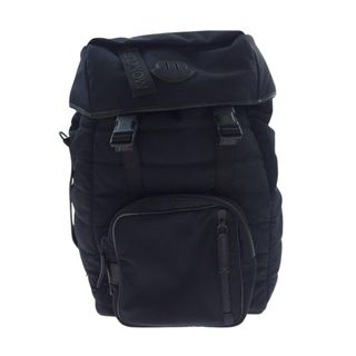 MONCLER - MONCLER モンクレール バックパック D209A0062900 CHUTE BACKPACK シュート バックパック トリコロールロゴ リュック ブラック系【中古】