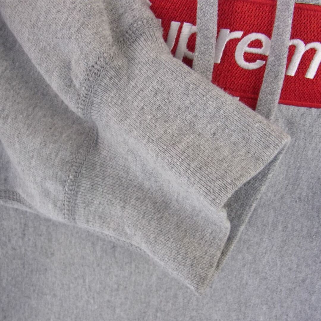 Supreme(シュプリーム)のSupreme シュプリーム パーカー 20AW Cross Box Logo Hooded Sweatshirt クロス ボックスロゴ フーデッド スウェットシャツ パーカー 裏起毛 フーディー プルオーバー グレー系 M【中古】 メンズのトップス(パーカー)の商品写真