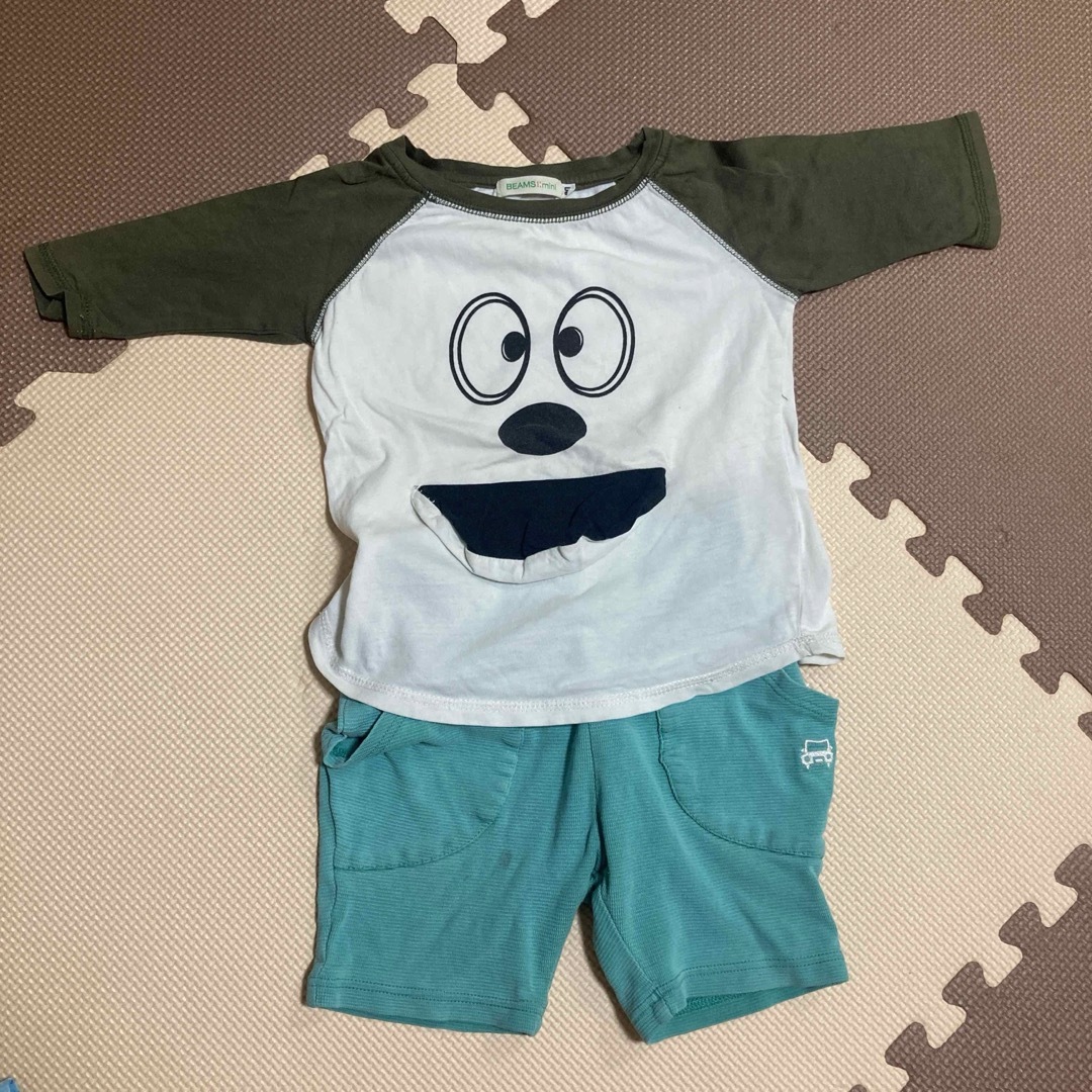 BEAMS(ビームス)のベビーTシャツ&半ズボン キッズ/ベビー/マタニティのキッズ服男の子用(90cm~)(Tシャツ/カットソー)の商品写真