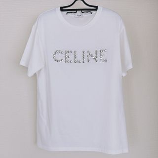 celine - CELINE  スタッズロゴTシャツ