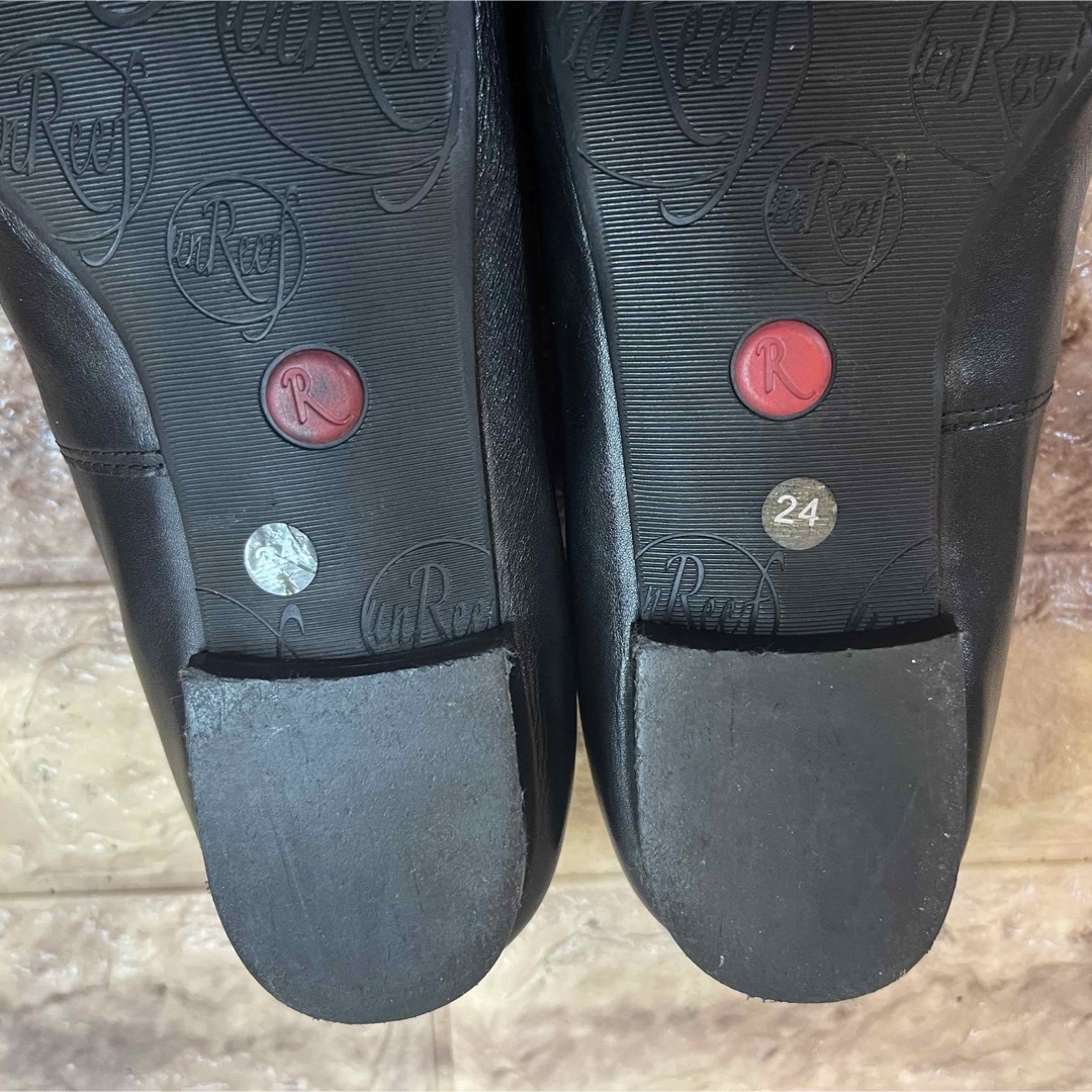 unReef(アンリーフ)のunReef ビットローファー　フラット　パンプス　24cm EE レディースの靴/シューズ(ローファー/革靴)の商品写真