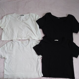 ジーユー(GU)のGU 半袖Tシャツ 4枚セット M(Tシャツ(半袖/袖なし))