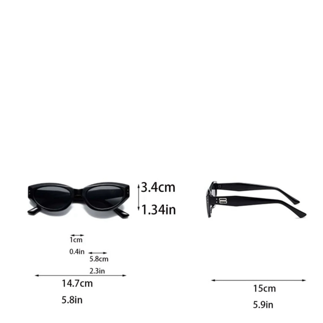 ファッションサングラス ブラック キャットアイ 黒 レディースのファッション小物(サングラス/メガネ)の商品写真