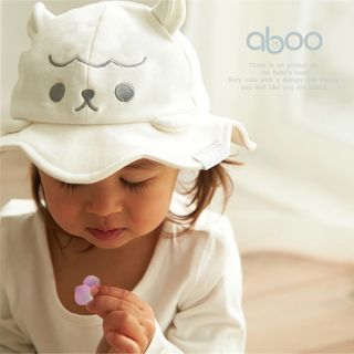 アブー(aboo)のaboo 日除け付き帽子　1歳-1歳半(帽子)