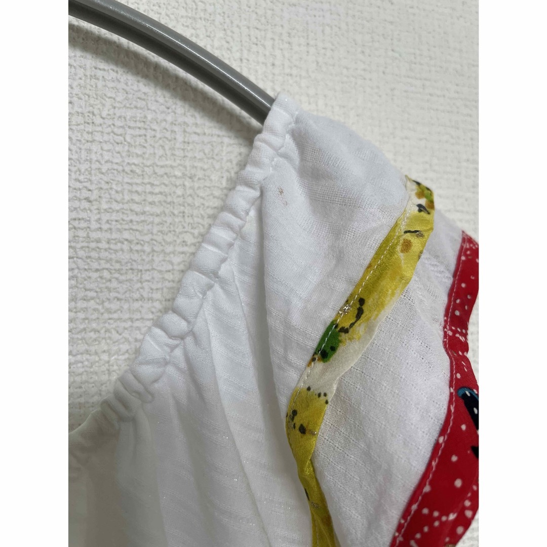 TSUMORI CHISATO(ツモリチサト)のTSUMORI　CHISATO　ワコール　ラメ入り　ブラウス　ノースリーブ　 レディースのトップス(シャツ/ブラウス(半袖/袖なし))の商品写真