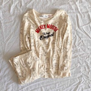 ザラキッズ(ZARA KIDS)のsale1990 ⇊ 【128】ザラキッズ ディズニーパジャマ ミッキーマウス(パジャマ)