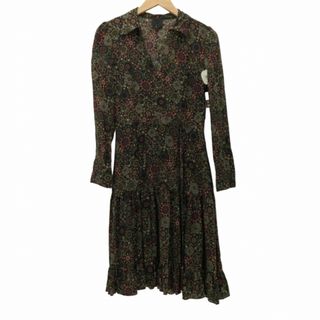 ANNA SUI - ANNA SUI(アナスイ) 総シルク 花柄ワンピース レディース ワンピース