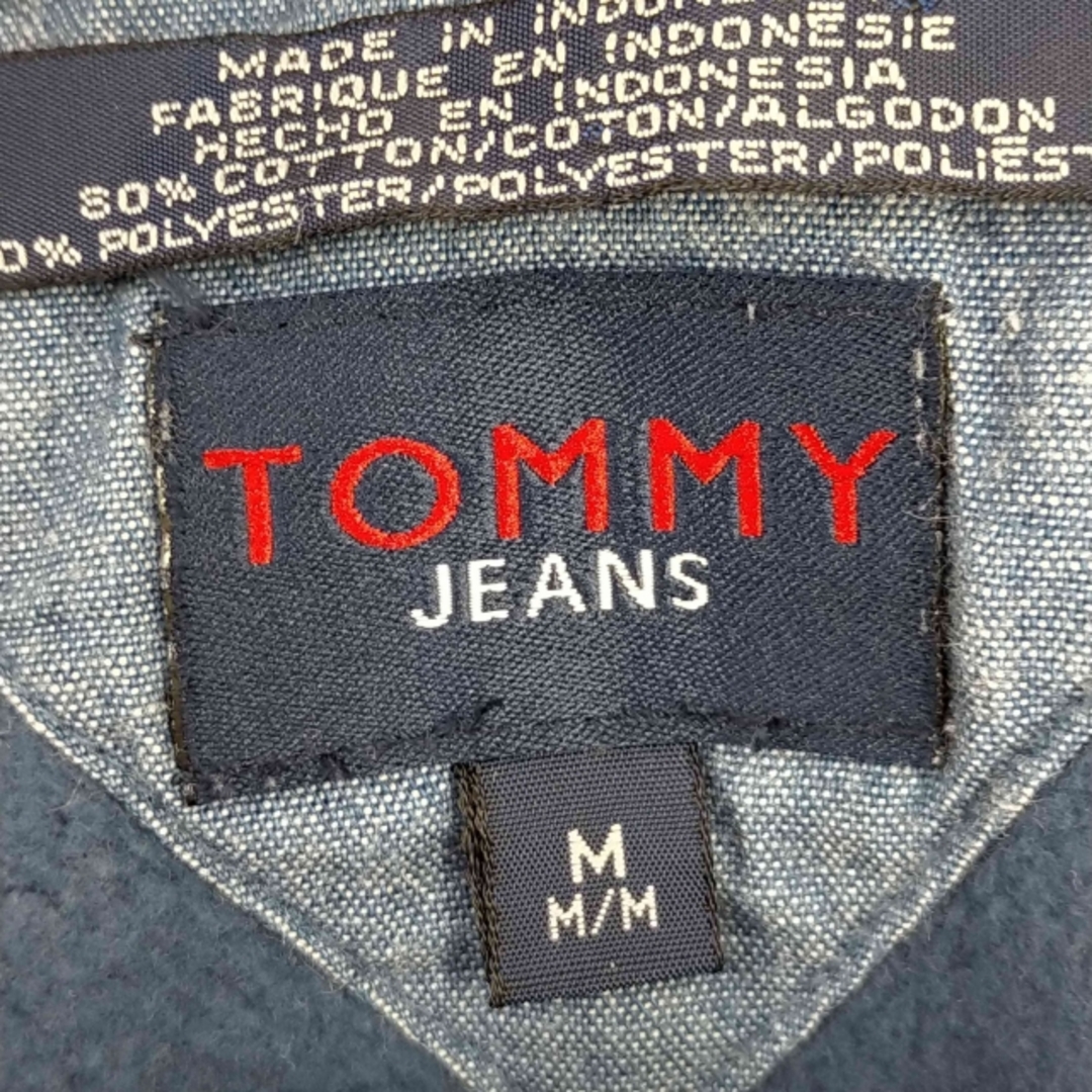 TOMMY HILFIGER(トミーヒルフィガー)のtommy jeans(トミージーンズ) ロゴ刺繍×プリント ラグランスウェット メンズのトップス(スウェット)の商品写真