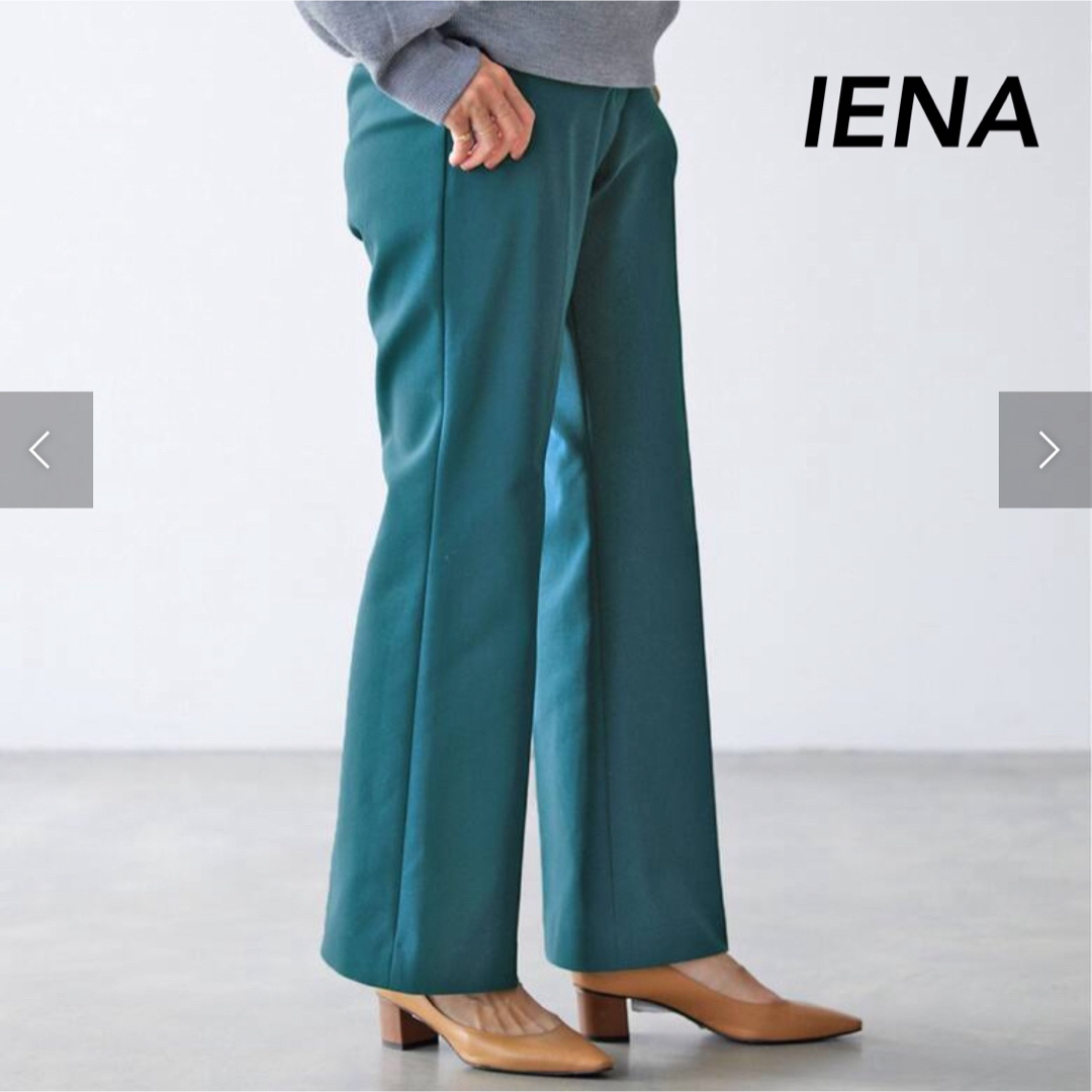 IENA(イエナ)のダブルクロスストレッチパンツ　34 レディースのパンツ(カジュアルパンツ)の商品写真