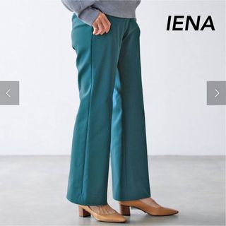 イエナ(IENA)のダブルクロスストレッチパンツ　34(カジュアルパンツ)