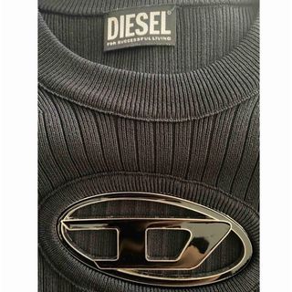 Diesel  正規品　Dロゴ　ニット　黒　S