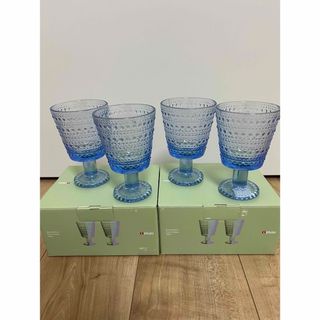 新品 iittala カステへルミ アクア ユニバーサルグラス タンブラー 4客(グラス/カップ)