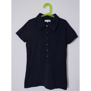 Loiseau ポロシャツ　S 黒　ブラック　36 ポロシャツ S ゴルフウェア(ポロシャツ)