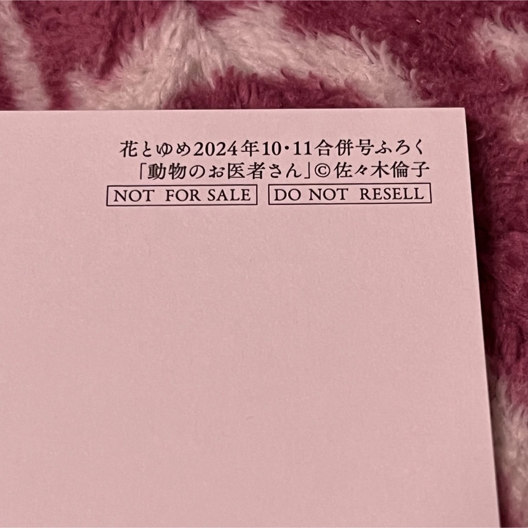 白泉社(ハクセンシャ)の【複製原画】動物のお医者さん エンタメ/ホビーのコレクション(印刷物)の商品写真