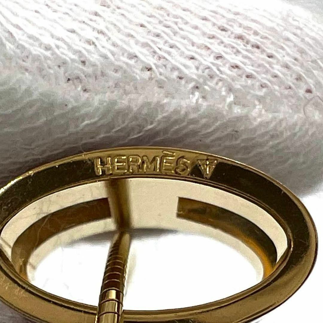 Hermes(エルメス)のHERMES エルメス ポップアッシュ ネックレス ゴールド　レッド メタル レディースのアクセサリー(ネックレス)の商品写真