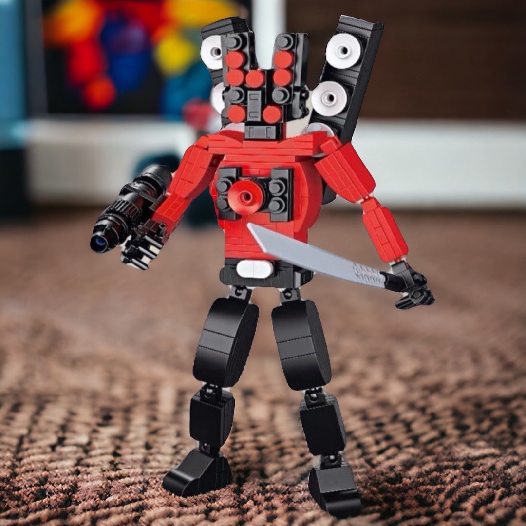 スキビディトイレ　タイタンスピーカーマン LEGOブロック互換品 キッズ/ベビー/マタニティのおもちゃ(積み木/ブロック)の商品写真
