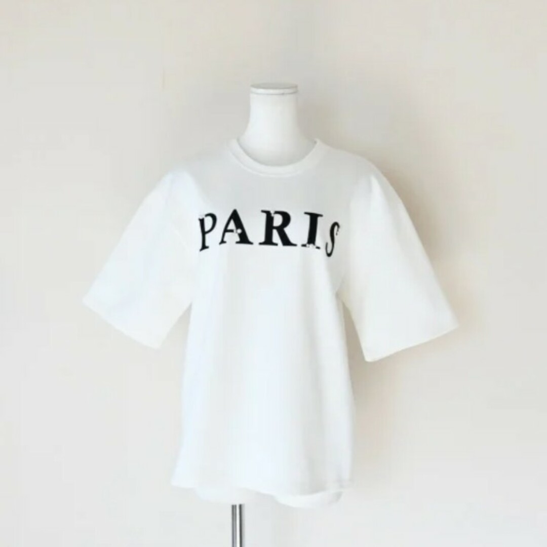 Neige♡PARISスエットTシャツ🇫🇷ホワイト♡ レディースのトップス(トレーナー/スウェット)の商品写真